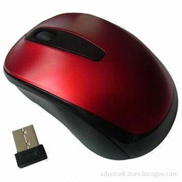 2.4GHz Wireless Optical Mouse, RoHS Directive-compliant